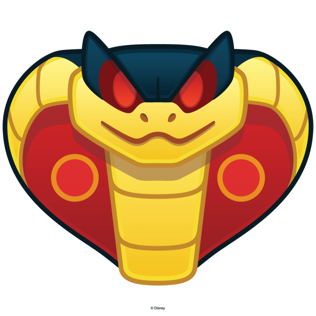 Snake Jafar, Villain and Story Emoji, Disney Emoji Blitz