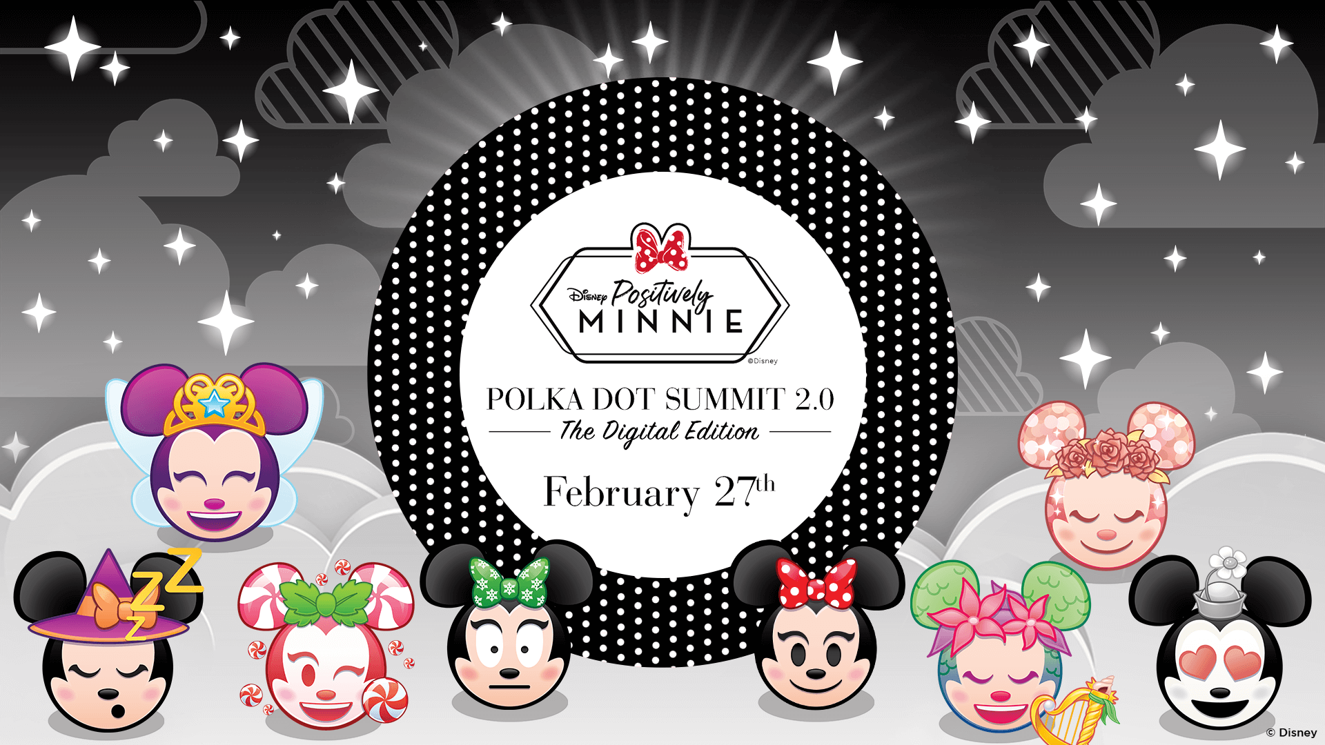Positively Minnie, Polka Dot Summit 2.0 Digital Edition, February 27th, Disney Emoji Blitz